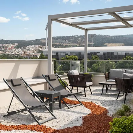 アパート Skyline Horizon Luxury With Stunning Terrace By Binobi! テッサロニキ